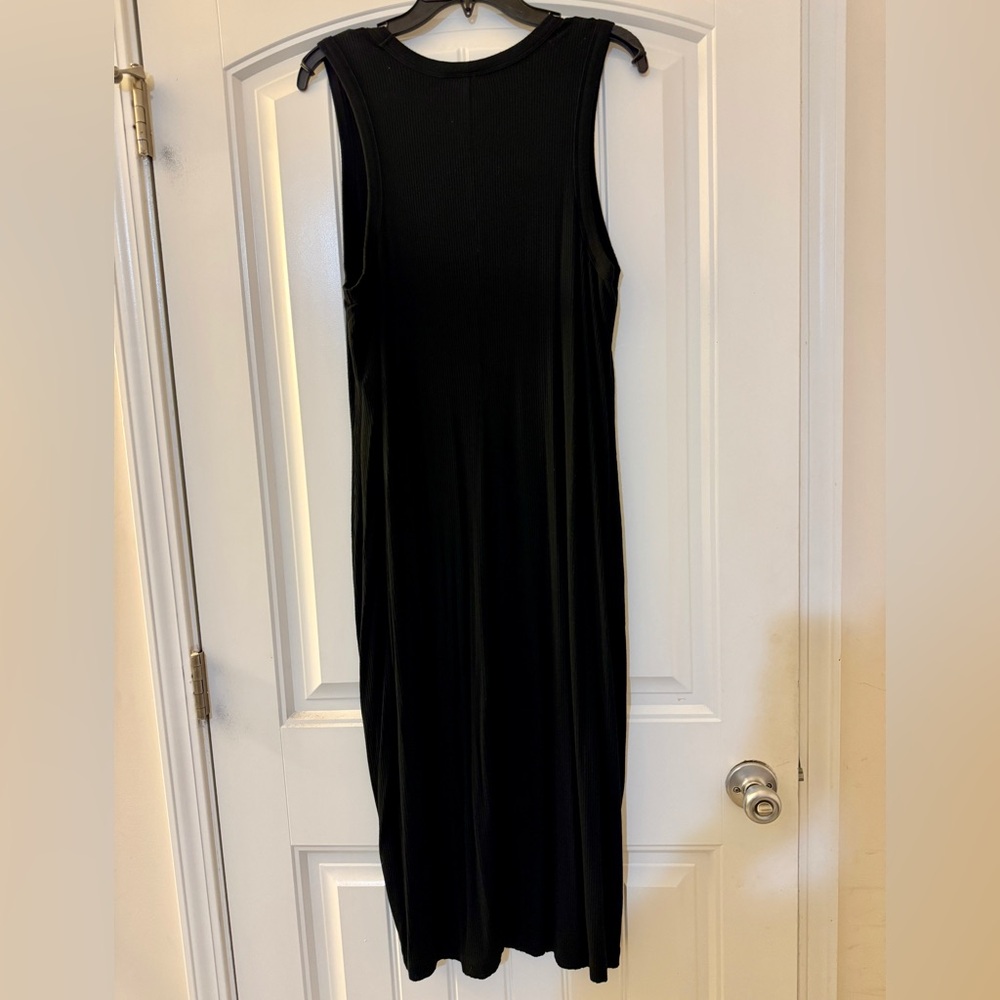 ON 34th Black Sleeveless Maxi Dress Size 1X - Picture 2 of 3